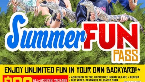 Summer All-Access Pass for 4 at Miccosukee