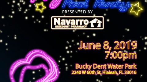 Free glow night pool party at Bucky Dent Park