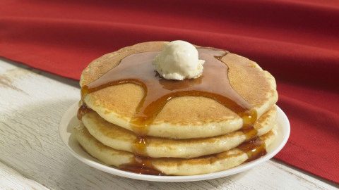 Denny’s serves all-you-can-eat pancakes for $4 every day