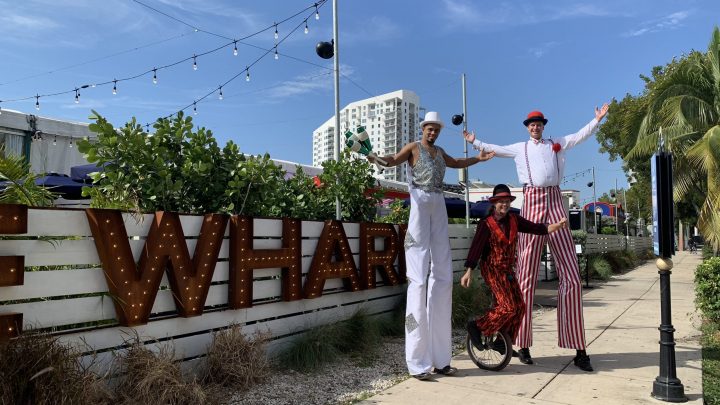 Free Riverside Circus at the Wharf Miami