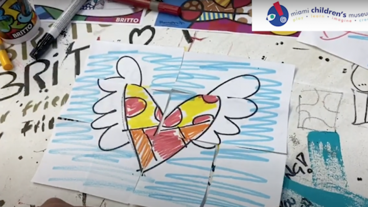 Romero Britto can entertain your kids with his art