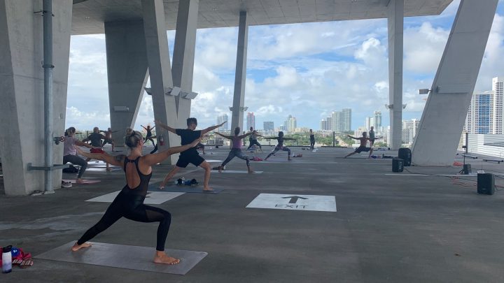 De-stress with free outdoor yoga classes in Miami