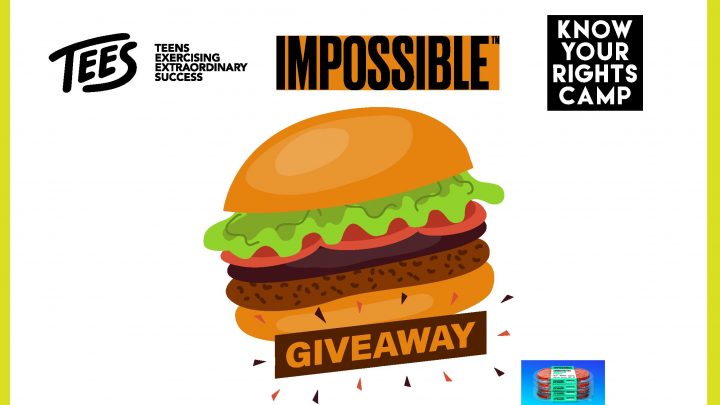 Impossible Burger patties giveaway for Labor Day weekend only!