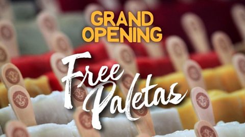 Ice cream freebies at newest Morelia Gourmet Paletas