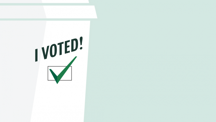 Free ‘I Voted’ virtual backgrounds from Starbucks