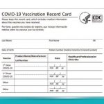 Free lamination of COVID cards available, if you so choose …