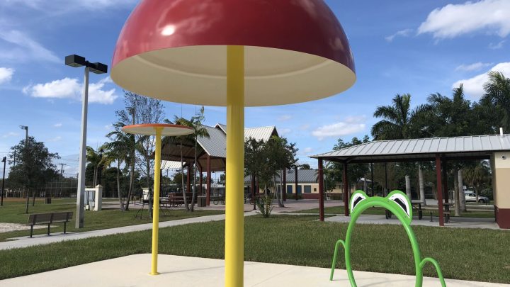 Fun for youngsters at Splash Pad in Wilton Manors