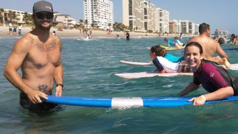 Free surf, skimboard & paddleboard lessons in Deerfield