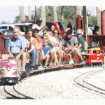 Activities suspended until further notice —  Rides on model steam train at Tradewinds Park